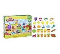 Play-Doh Mon petit jardin, Coffret de pâte à modeler pour faire pousser des fleurs et fruits avec accessoires, Dès 3 ans