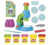 Play-Doh Mon petit microscope, pâte a modeler, 9 accessoires et 5 couleurs, des 3 ans