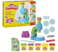 Play-Doh Mon petit microscope, pâte a modeler, 9 accessoires et 5 couleurs, des 3 ans