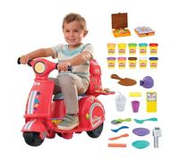 Play-Doh Mon Scooter à Pizzas, Jouet Culinaire pour Enfants, Loisir Créatif avec Accessoires de Cuisine et Pâte à Modeler
