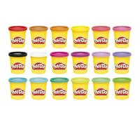 Play-Doh Pack de 18 Pots Imagination, Pâte à modeler, Activité manuelle et Ludique, Activité manuelle pour Noël, Dès 3 ans
