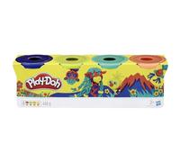 Play-Doh, Pack de 4 Pots de Pâte à Modeler, 112 g Couleurs Nature, Loisirs Créatifs pour Filles et Garçons, Activités Scolaires, Jouets pour Enfants dès 2 Ans