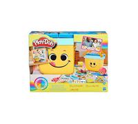 Play Doh - Panier Pique Nique des Formes : 6 pots Pate a modeler + 12 accessoires - Set Coffret Creations et carte animaux