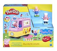 Play-Doh Peppa et Le Camion de Glaces, Figurines Peppa et George et 5 Pots de Pa
