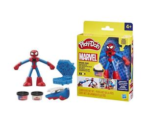 Play-Doh Spider-Man coffret Mon créateur de toiles avec figurine flexible et pâte à modeler dès 4 ans Marvel
