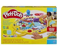 Play-Doh Tapis de voyage, coffret Découverte avec pâte a modeler, loisirs artistiques, jouets pour enfants, a partir de 3 ans