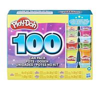 Play-Doh Wow Coffret 100 Couleurs, inclut 100 Pots de pâte à Modeler, 3+ ans