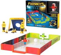 PLAY-Foosbots Stadium Battle¿Mini Stade De Football Pour 2 Joueurs-Jeu De Tirs Pour Enfants Dès 6 Ans-Cadeau Amusant Sur Le Foot Et Baby-Foot-Parfait Pour Fans De Foot Et Familles