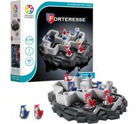 PLAY-Forteresse-Jeu De Réflexion-Posez Les Remparts Et Protègez Le Donjon-80 Défis De Différents Niveaux-1 Joueur-A Partir De 8 Ans, Rouges