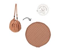 Play & Go - Sac de rangement tapis de jeu Play & Go Molletonné Bébé - Tawny Brown