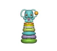 Vtech Baby - Play Green - Nino, Éléphanteau Empilo 3 En 1 (Plastique Bio Sourcé)