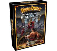 Play-Hasbro Pack Aventure Heroquest Le Retour Du Seigneur Des Sorcières, Jeu Dungeon Crawler À Partir De 14 Ans, Jeu De Base Heroquest Requis, Multicolore, Taille Unique, F4193800 (Allemand)