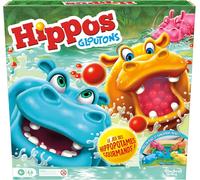 Play-Hippos Gloutons, Jeu De Plateau Pour Enfants Et Famille, Avec Chargement Automatique Des Billes, Idées Cadeaux D'anniversaire, De 2 À 4 Joueurs