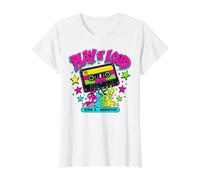 Play It Loud T-Shirt rétro pour Amateur de Musique T-Shirt Graphique avec Valeur