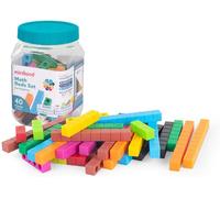 PLAY-Jeu De Bandes Pour La Logique Mathématique Initiale Multicolore. Fabriqué En Espagne. Comprend 4 Jeux De 1 À 10 Basés Sur La Méthode Cuisenaire.