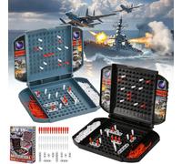 PLAY-Jeu De Bataille Navale, Battleship Jeu De Société Classique En Petit Format, Jeu De Société De Stratégie Bataille Navale Jouet Pour Enfants De 4 Ans Et Plus