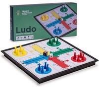 PLAY-Jeu De Plateau Ludo Pliable Magnétique Pour Le Voyage-25 Centimètres-Ensemble De Jeu De Stratégie Classique Portable