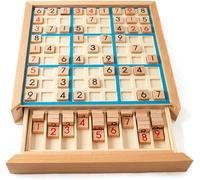PLAY-Jeu De Sudoku En Bois Avec Tiroir-Jeu De Sudoku Mathématiques-Jouet De Bureau