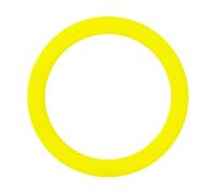 Play Juggling - Anneau de jonglage Standard - Diamètre 32 cm, 110 g (Jaune)