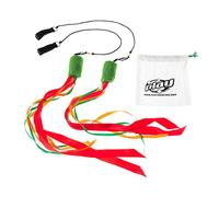 Play Juggling Jouer à la Jonglerie - Ruban Bolas avec Rubans de Jonglerie colorés - Vert