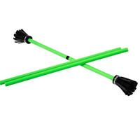 Play Juggling - Kit FLOWERSTICK Modèle Tulipe avec Silicone pour Jonglerie avec bâtons Inclus - Outils de Jonglerie, Jeux d'apprentissage, idée Cadeau, Cirque, Exercices, fêtes - Vert