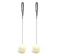 Play Juggling - Paire de Pratiques de Jonglerie Poi - 70 mm - Phosphorescent
