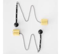 Play Juggling - Poseidon Fire Poi Fast-Replace - Chaînes de feu en Pur Kevlar® Bolas inflammables (Bouton de 50 mm)