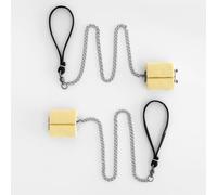 Play Juggling - Poseidon Fire Poi Fast-Replace - Pure Kevlar® Fire Chains Fiery Bolas (Loop 70 mm)