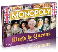 Play-Kings And Queens Of Britain Monopoly Jeu De Société, Advance To Alfred Le Grand, Henry Viii, Victoria Et Elizabeth Ii, Élargissez Votre Empire Et Échangez Votre Chemin Vers Le Succès, À