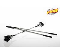 Kit bâton du diable flowerstick power + baguettes Play Juggling - Blanc Noir