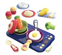 Play Kitchen Food - Ensemble Alimentaire pour Jeu D'imitation avec Sons Et Lumières - Jouet Éducatif Et Ludique pour Filles Garçons Anniversaire Activités Maternelle