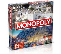 Play-Les Plus Beaux Villages D'italie Édition Puglia & Basilicate Monopoly, Édition Italienne, Jeu Familial, Depuis 8 Ans +