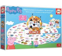 Play-Lince Peppa Pig 18509 Jeu De Société Pour Enfants 70 Images, Améliore Les Reflets Et L'acuité Visuelle Des Garçons Et Des Filles. Jeu De Plateau Pour Toute La Famille, Recommandé À Partir De 3