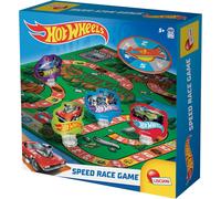 PLAY-Lisciani-Hot Wheels-Speed Race Game-Jeu De L'Oie Dès 5 Ans-Jeu De Société Classique Pour 2 à 4 Joueurs-Thème Course-Stimule Logique, Mémoire Et Premiers Calculs-Jeu Dynamique
