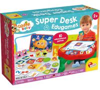PLAY-Lisciani-Table / Bureau De Jeux Educatifs-10 Jeux De Logique, De Mémoire, De Compétences Manuelles, D'Attention-Pour Enfants De 1 À 4 Ans-Carotina Baby