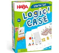 PLAY-Logic! Case Starter Set 6+-Jeu D'Énigmes Et De Logique-Jeu De Voyage En Avion, Voiture, Train-Jeu Solo-Petit Format-6 Ans +