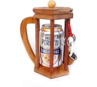 PLAY-Logica Jeux Art. Non Pour Alcooliques Bière-Casse-Tête En Bois Précieux-Casse-Tête Porte-Bouteille-Difficulté 4/6 Extreme-Collection Leonardo Da Vinci