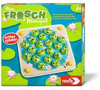 PLAY-Ma Grenouille 606012168 Jeu De Mémo (Jeu D'Enfant À Partir De 3 Ans)¿Jeu De Mémoire Avec Plateau De Jeu Et Grenouilles En Bois Et 10 Cartes À Motifs, Jouet Pour Tout-Petits Et Enfants