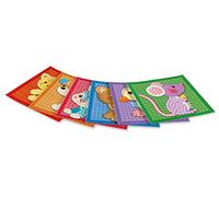 Play maïs 160201 - Card Set Mosaic Little Friends, Kit de Bricolage