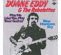 PLAY ME LIKE YOU PLAY YOUR GUITAR 7" (45) UK GTO 1975 B/W BLUE MONTANA SKY (GT11)