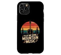 Play Me Mountain Music Mandoline Vintage Coque pour iPhone 11 Pro