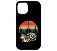 Play Me Mountain Music Mandoline Vintage Coque pour iPhone 12/12 Pro