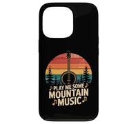 Play Me Mountain Music Mandoline Vintage Coque pour iPhone 13 Pro
