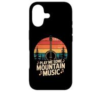 Play Me Mountain Music Mandoline Vintage Coque pour iPhone 17