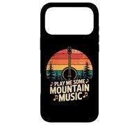 Play Me Mountain Music Mandoline Vintage Coque pour iPhone 17 Pro Max