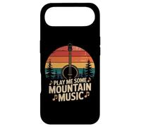 Play Me Mountain Music Mandoline Vintage Coque pour iPhone Air