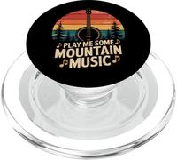 Play Me Mountain Music Mandoline Vintage PopSockets PopGrip pour MagSafe