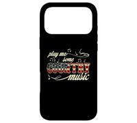 Play Me Some Country Music Western Festival Drapeau américain Coque pour iPhone 17 Pro Max