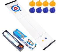 PLAY-Mini Table De Curling-Jeu De Jeu-Planche De Sauffle-Table De Curling-Mini Table-Mini Table-Boules De Curling-Mini Table-Boules De Curling-Mini Jeu De Table