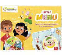 Play-My Mandarine Js004c-Jeu De Plateau ''little Menu'' Pour Apprendre À Composer Un Repas Équilibré En S'amusant-À Partir De 5 Ans